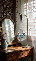 三都水族马尾绣纯手工刺绣民族风饰品绣花挂件礼品流苏复古风个性