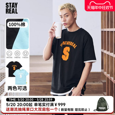 后青春短袖圆领STAYREAL