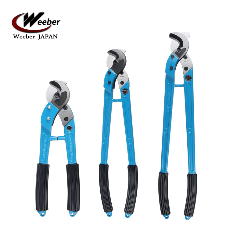 Weeber日本威也电缆剪LK- 325 500铝合金手柄加强型刀头电线缆钳