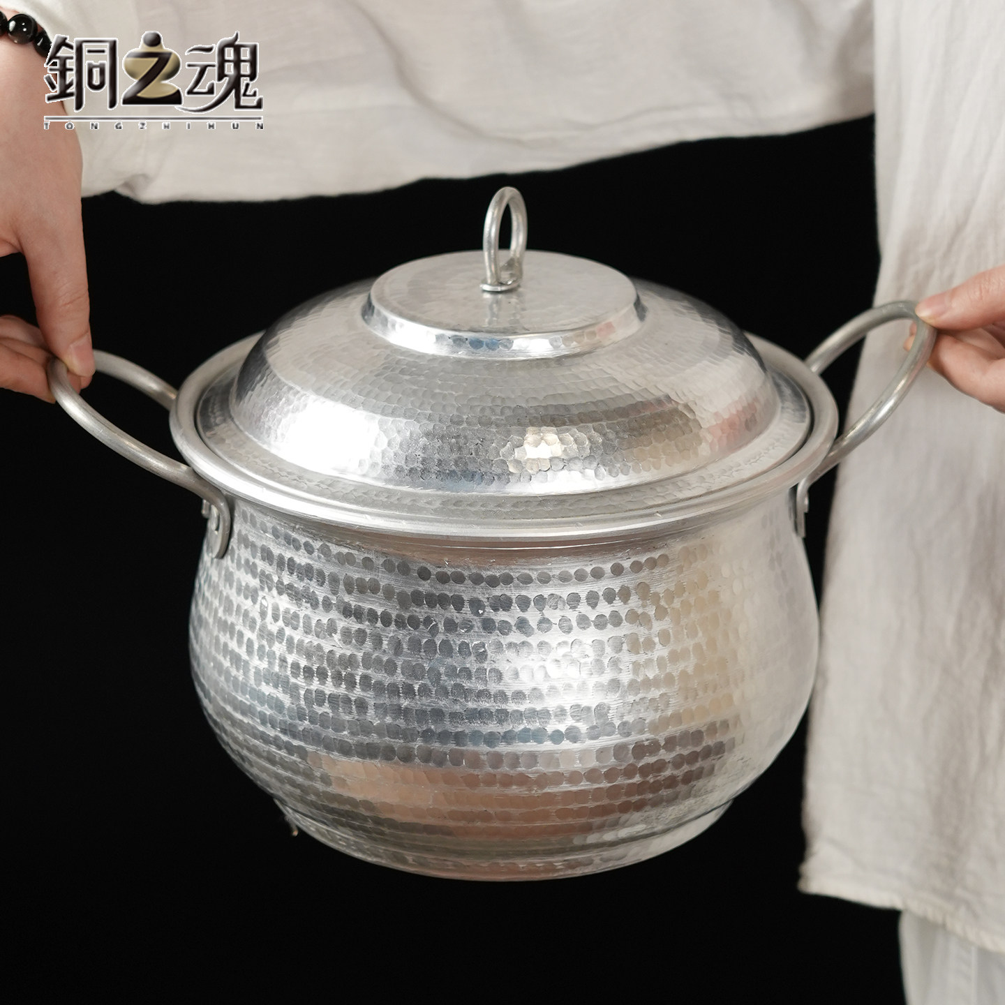 老式铝锅正宗炖肉煮纯铝烧水锅