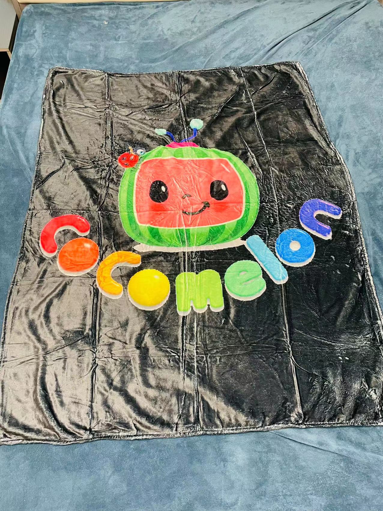 儿童婴儿毛毯双层加厚宝宝盖毯幼儿园小被子秋冬季加大珊瑚绒毯子