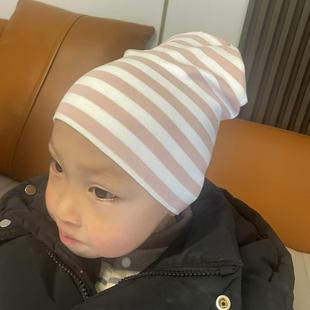 双层儿童1-3岁宝宝帽子女男童睡觉专用头套婴儿夏季光头保暖睡帽