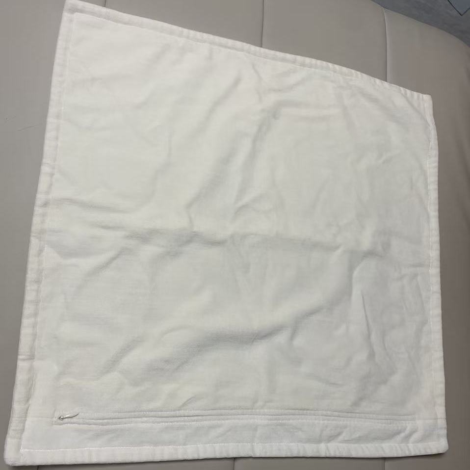 纯棉轻奢绒面沙发抱枕靠垫套不含芯正方形客厅靠枕套靠背套罩简约