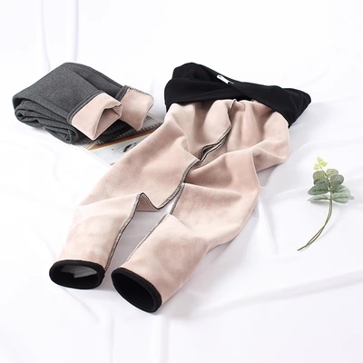 不臃肿高腰御寒保暖加厚打底裤