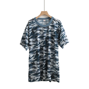 夏季薄款迷彩军训服上衣 学生户外拓展训练服 夏令营迷彩工作服