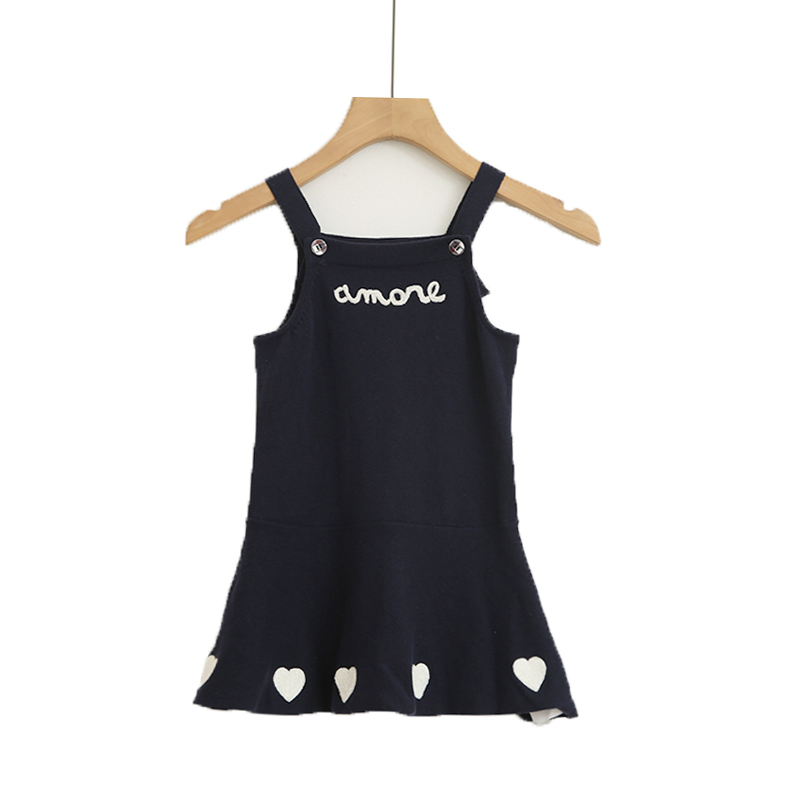 夏季毛线女童吊带中小童女孩背心