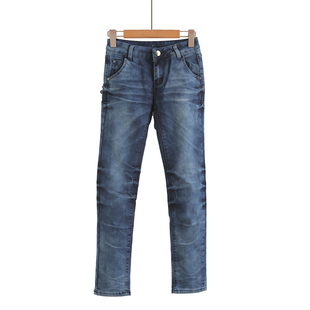 薄款 春秋中腰显瘦弹力夏季 铅笔裤 修身 紧身牛仔裤 小脚裤 女2025新款