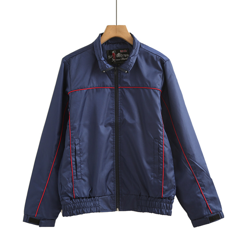 春秋季长袖工作服女防雨内衬网眼