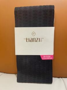 时尚 袜踩脚九分复古纹花朵格子春秋女袜子 打底袜提花纯色连裤