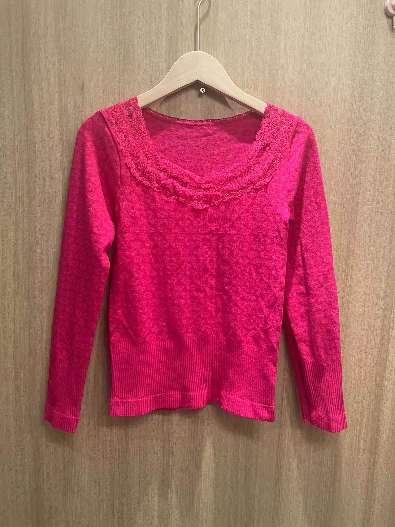 秋冬季新品女士美体紧身秋衣单件上衣塑身长袖打底衫圆领保暖内衣