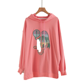 卫衣春季 女春秋2026新款 卡通长袖 洋气减龄美式 连帽外套 时尚