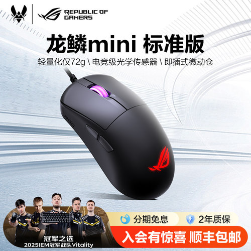 ROG龙鳞Mini标准版游戏电竞鼠标