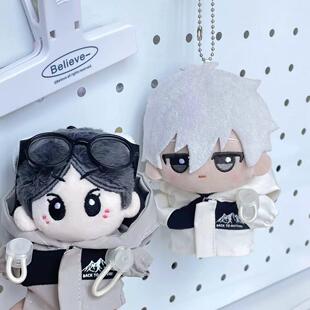 娃衣10cm棉花娃娃10厘米公仔户外冲锋衣秋冬季连帽外套替换装衣服