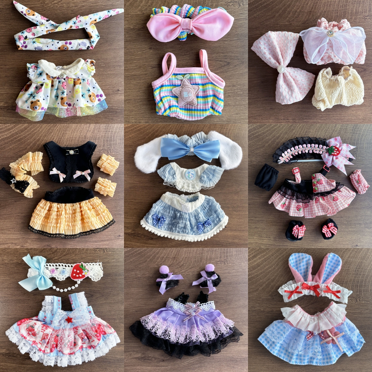 20cm公仔换装小裙子套装连衣裙