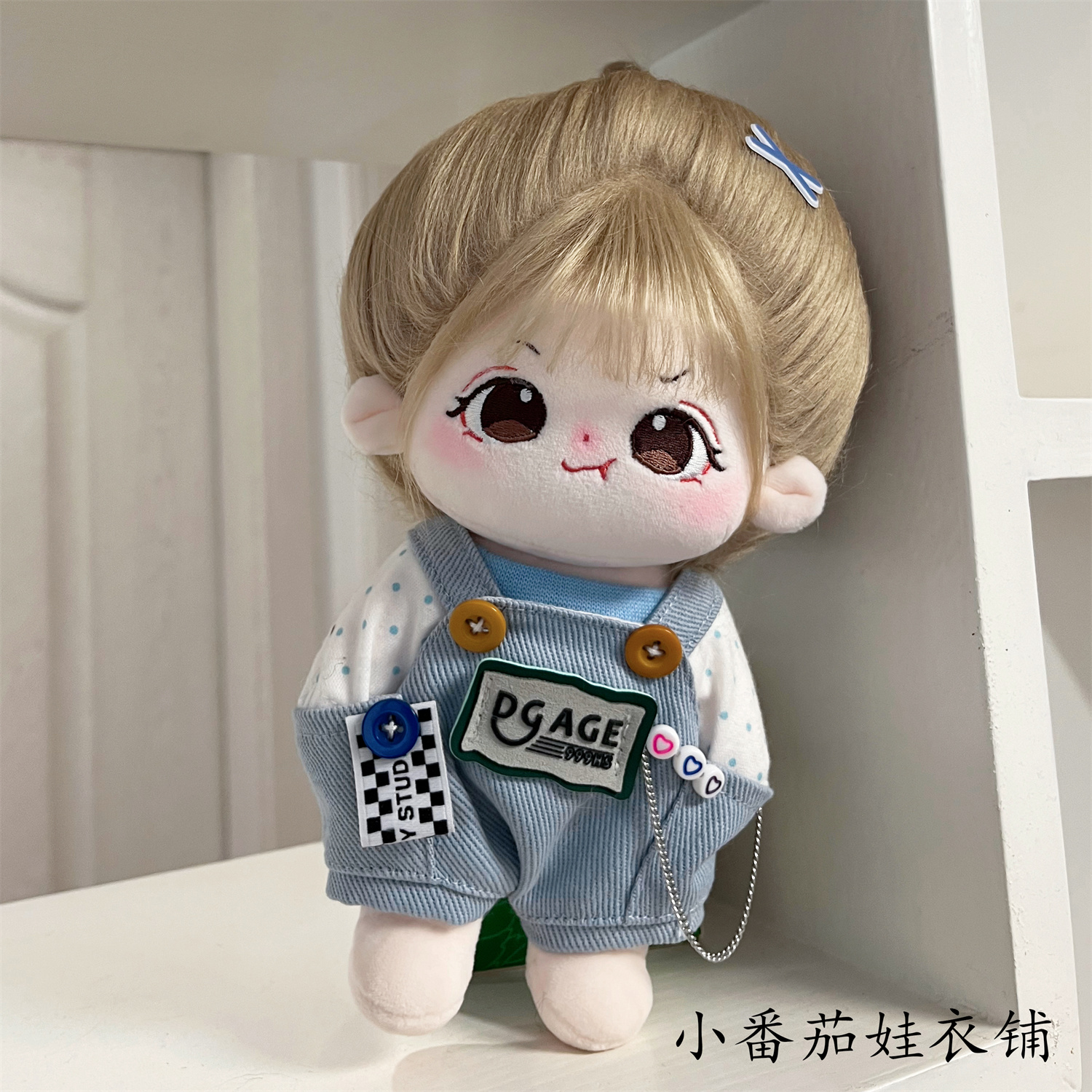 套装娃衣牛仔背带裤连体服