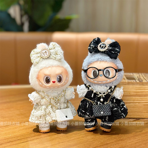 labubu小香风连衣裙背带裙