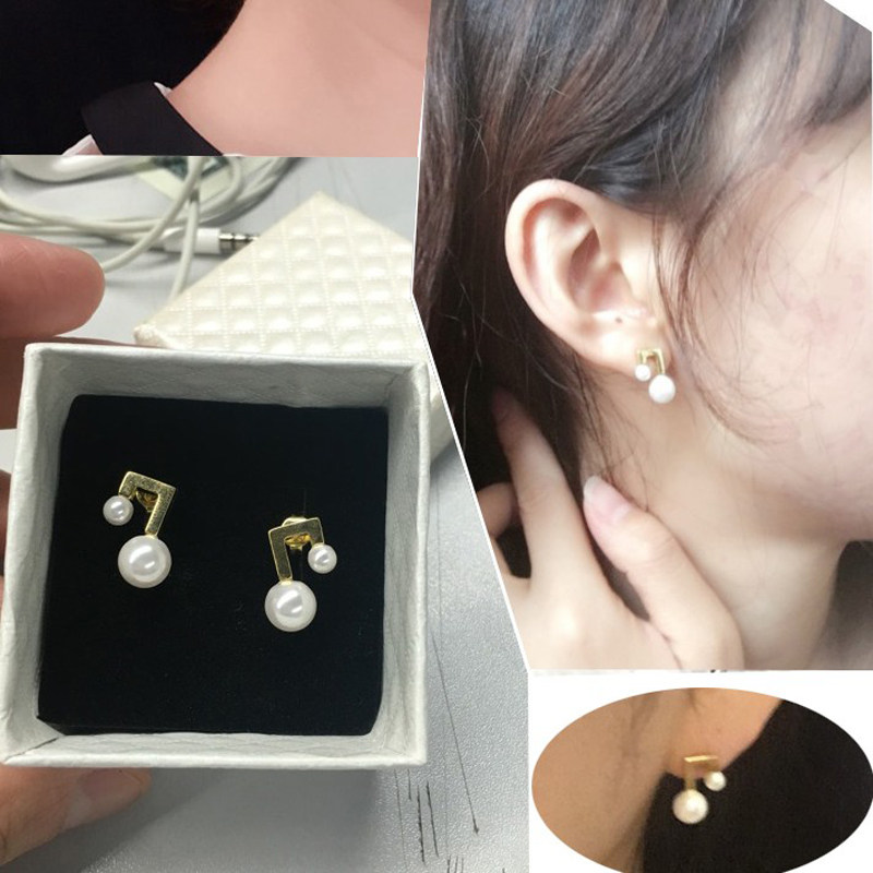 玫瑰的故事黄亦玫同款s925纯耳钉