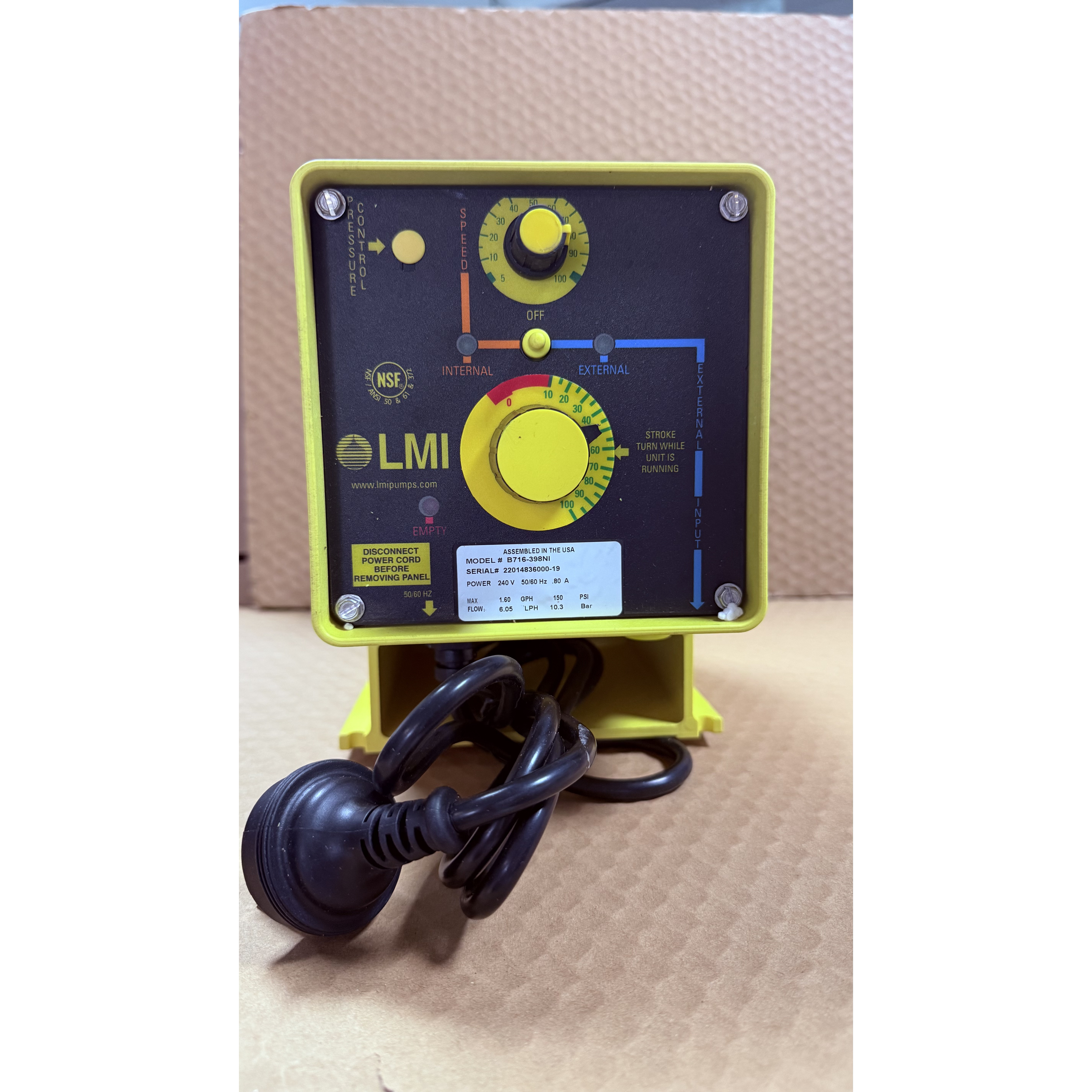 美国米顿罗计量泵LMI电磁隔膜泵