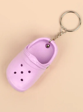 Cute Mini Shoe Model Keychain Simulation Fun Slipper Keycha