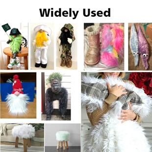 Faux Fur Fabric Imitation Plush Fabric For Patchwork Sewing