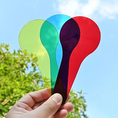 6PCS Set Color Mixing Kids Physical Science Montessori Educ