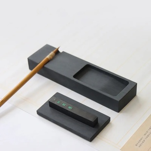 Chinese Calligraphy Ink Stone Handmade Ink Stick Natural In