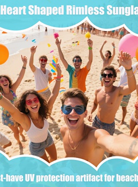 16-160Pcs Wedding Heart Shape Sunglasses Bachelorette Party