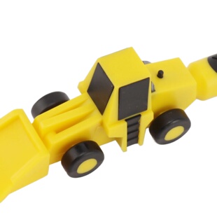 Kids Construction Truck Utensil Set Cute Spoon Fork Pusher