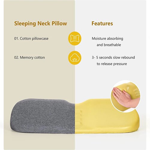 Cervical Pillow, Memory Foam Contour Pillow, Bed Pillows fo