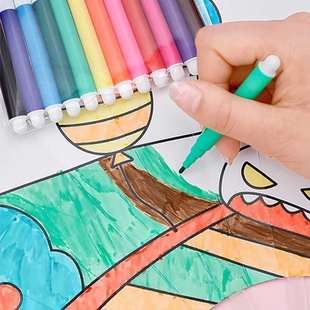 1~24Pack Mini Watercolor Pen 6pcs/pack Art Tools for Painti