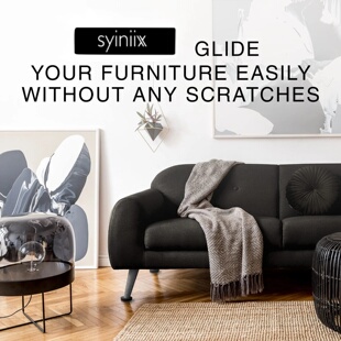 Felt Furniture Sliders for Hardwood Floors  16 PCS 3.5in -