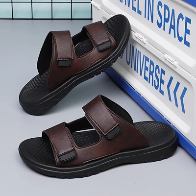 Genuine Mens Slipper Man Luxury 2024 Comfortable Man Sandal
