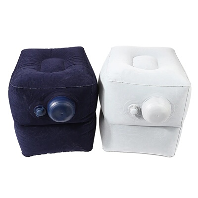 Inflatable Travel Pillow Foot Rest Kids Car Airplane Sleepi