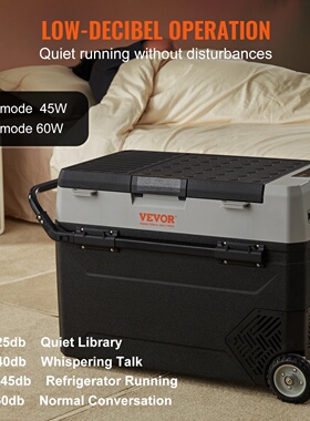 SucceBuy 38L/53L Portable Car Refrigerator Freezer Electric