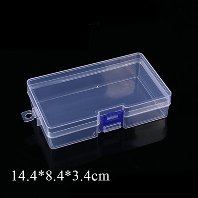 Plastic Box Transparent Jewelry Organizer Sample Box Small
