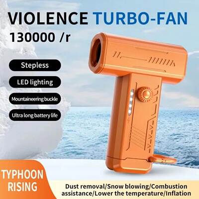 180000PRM Portable Electric Air Blower Turbo Jet Fan Brushl
