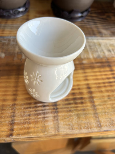镂空陶瓷香薰炉  蜡烛炉精油灯