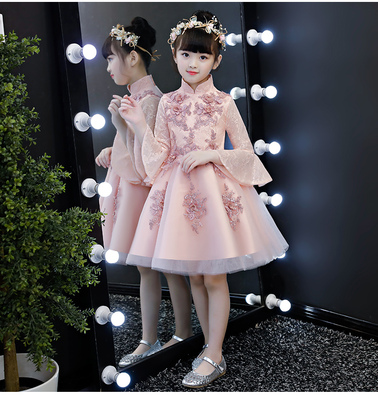 女童短裤时尚婚纱儿童礼服演出服