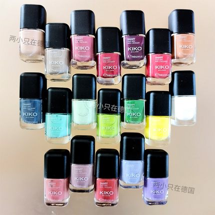 现货包邮KIKO速干持久指甲油奶奶灰05薰衣草紫77 79朱砂红18 53