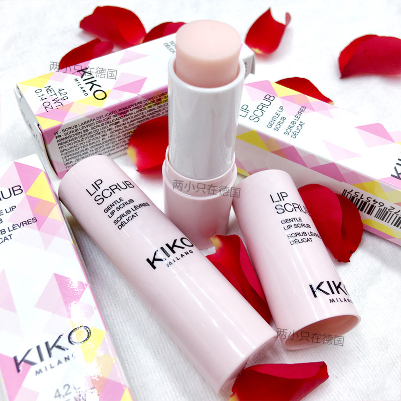 现货KIKO Lip Scrub唇部磨砂膏滋润修护抚平唇纹去死皮4.2g