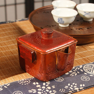 260CC冲泡铜壶无涂层紫铜烧水茶壶红铜功夫茶具礼品茶具配件 新款