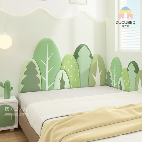 榻榻米墙围软包儿童房床头板靠背