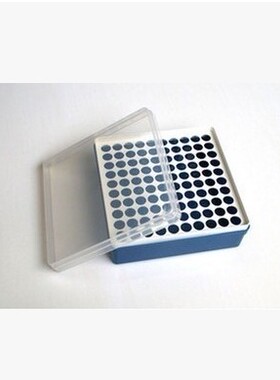 1.5ml离心盒100孔EP管盒方形100孔离心盒放2ml离心管盒2mlep管