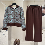 2025秋季 母亲婆婆休闲运动卫衣套装 新款 端庄大气妈妈中年气质时尚