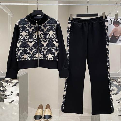 2025春季锦妃卫衣裤时尚妈妈套装