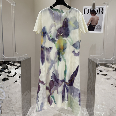 母亲节礼品褶皱妈妈连衣裙礼物