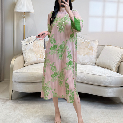 母亲节礼品褶皱妈妈连衣裙礼物