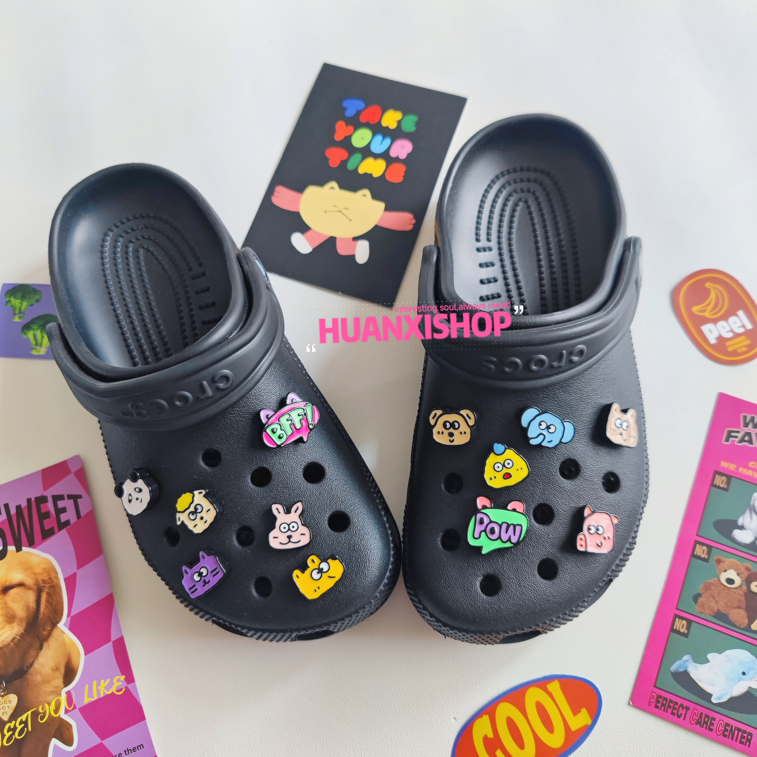 动物园|可爱卡通洞洞鞋鞋扣