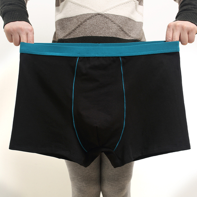 纯棉男士内裤平角裤肥佬宽松特大