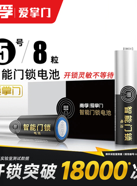 南孚碱性5号电池智能门锁专用五号键盘鼠标玩具指纹密码锁电子锁